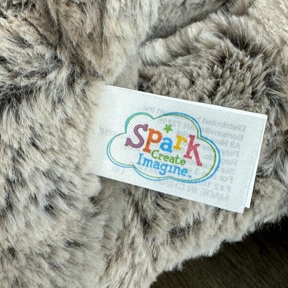 Spark Create Imagine Teddy Bear Plush Stuffed Toy Animal Brown Medium - Picture 10 of 12
